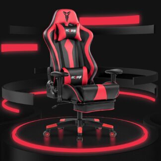 KCREAM Big and Tall Gaming Chair with Footrest